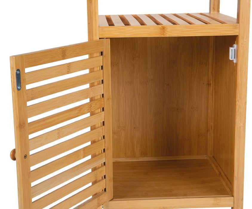 ANDREA HOUSE BA73111 Armario de baño de bambú nórdico 140 cm