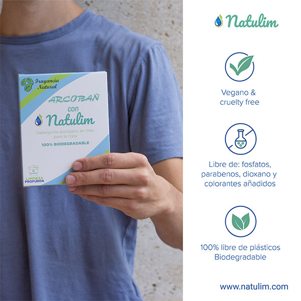 ARCOBAÑ 30ECONA  Eco-tiras Detergente Sin Fragancia