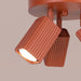 SOLLUX SL.3194 Lámpara De Techo Rayo 3P Ocre Rojo