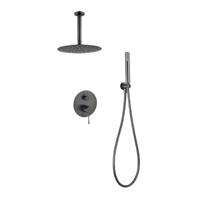 IMEX GPP063/BGM BLESS-PALAU Monomando Conjunto Empotrado Black Gun Metal