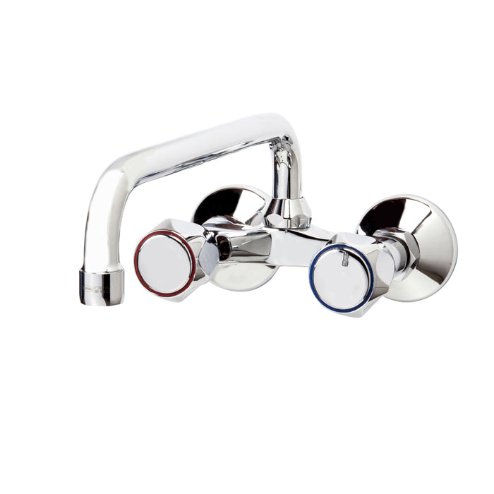 PRESTO 3833100 Elipse cocina mural bimando caño tubo Cromo