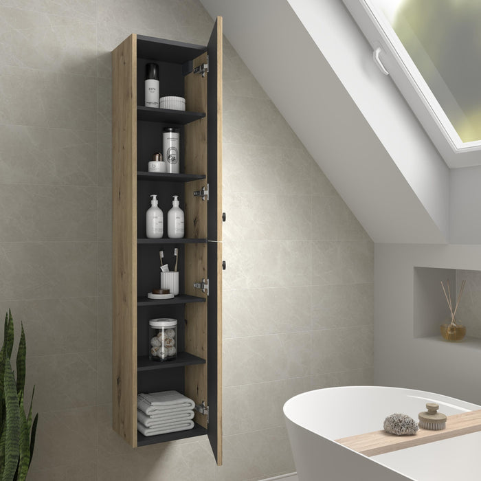 SALGAR 122029 RUNA Columna de baño 30cm Roble