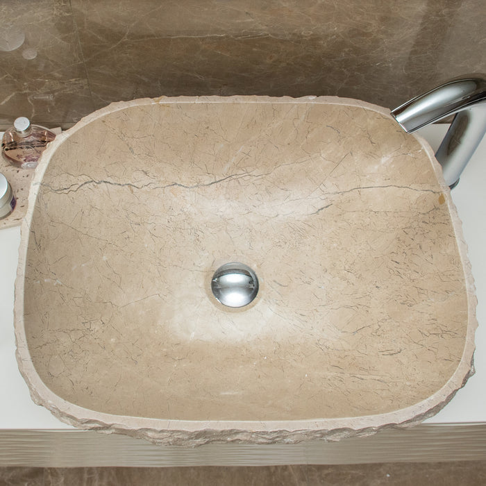 FORZINI FZ-BG/VB-MB-101 DIANA Beige Marble Sink