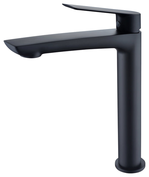 IMEX BDX023-3NG LUXOR Tall Matte Black Sink Faucet
