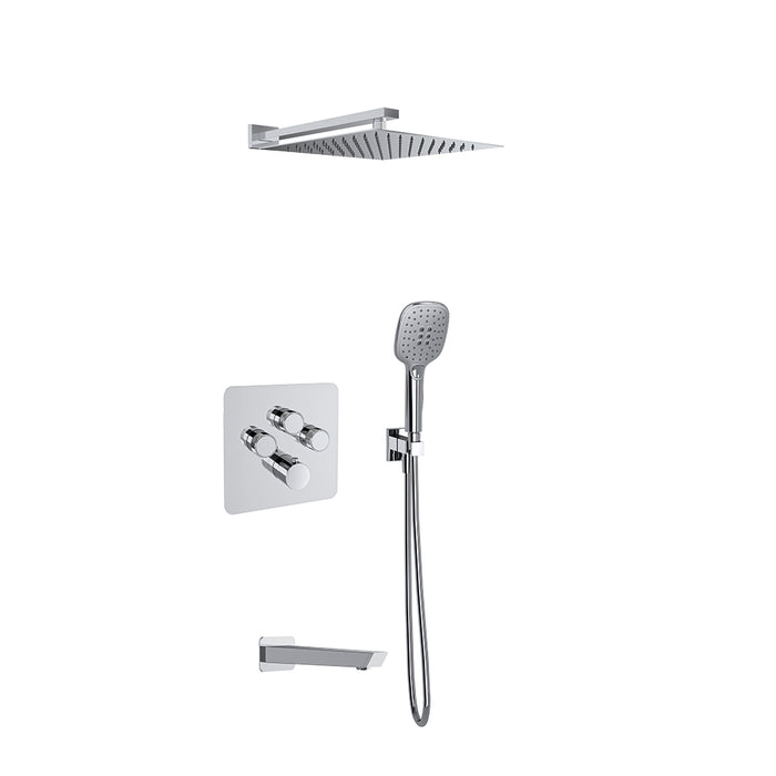 RamonSoler K85T3011 SMART Conjunto Termostático Empotrado 3 vías Cromo