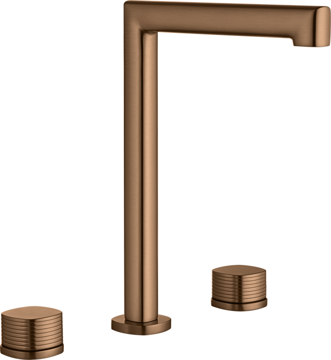 IMEX BAF065/ORC FIRENZE-SASSARI Bimando Lavabo Alto Oro Rosa Cepillado