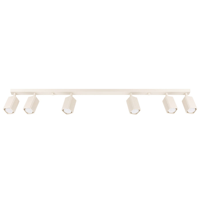 SOLLUX SL.3126 Lámpara De Techo Rayo 6L Beige
