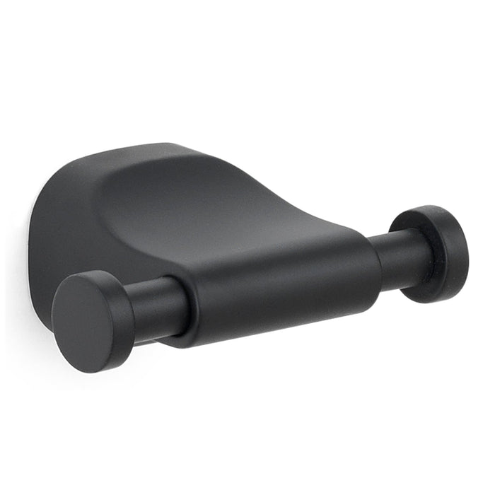 GEDY ST261400100 STELVIO Double Hook Matte Black
