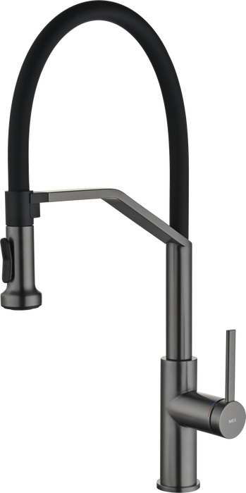 IMEX GCE029/BGM VÉNETO Monomando Cocina Black Gun Metal