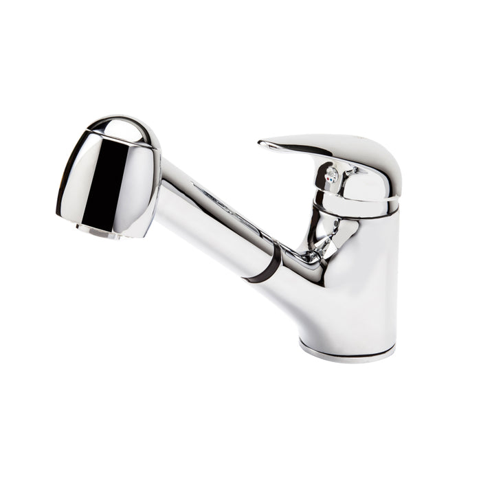 PRESTO 815017100 Alfa cocina con ducha extensible Níquel cepillado