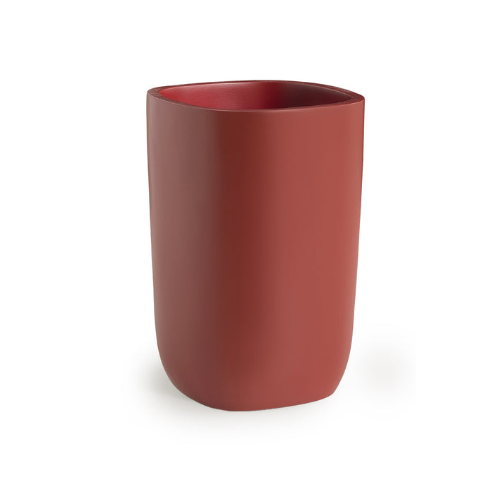GEDY MA970600300 MACARON Porta cubiertos de cocina rojo mate