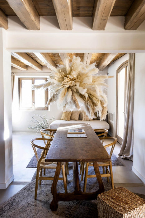 ANDREA HOUSE MU70002 SALMA Elm Wood and Paper Cord Chair