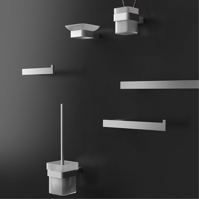 GEDY A5243800000 MAUI Portarrollo Cepillado