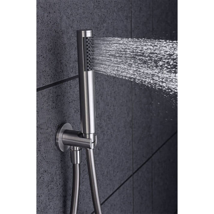 IMEX GTK034 MOSCU Conjunto de Ducha Empotrado Termóstatico Acero