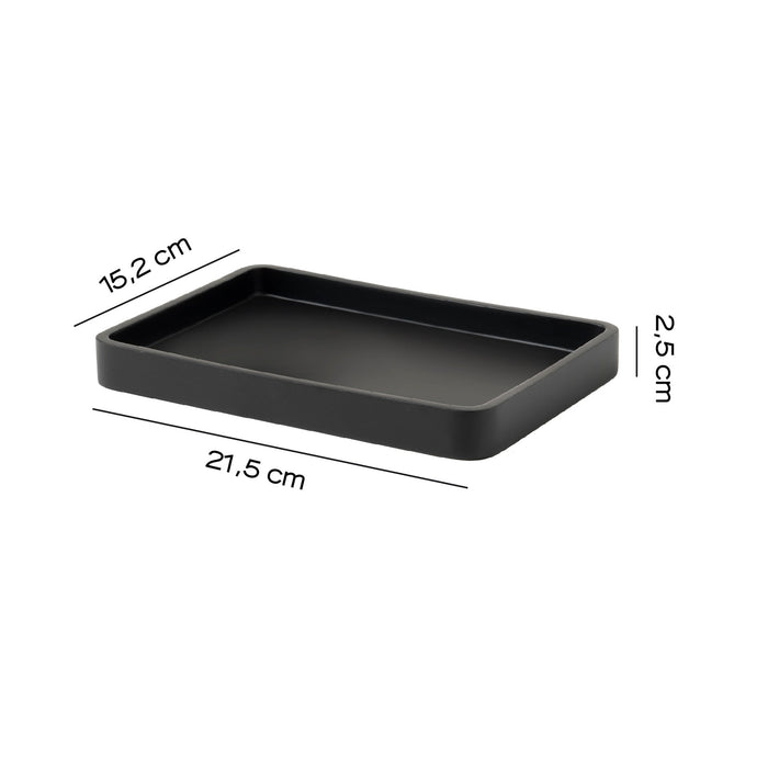 GEDY BR061400000 BRENDA Matte Black Tray
