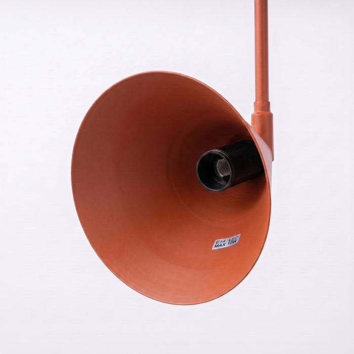 SOLLUX SL.2511 Aplique de pared NOX 2 ocre rojo con interruptor