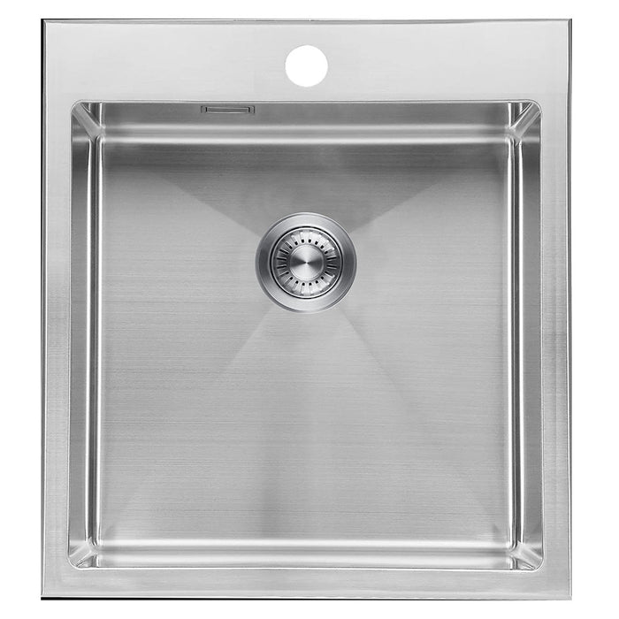 LLAVISAN L509414 FLAP Sink 40x40 Brushed Steel