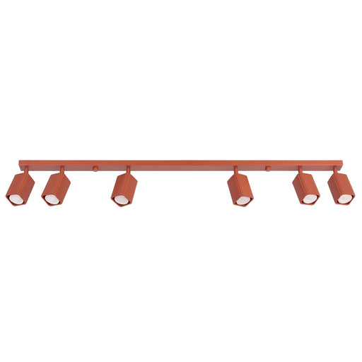 SOLLUX SL.3196 Lámpara De Techo Rayo 6L Ocre Rojo