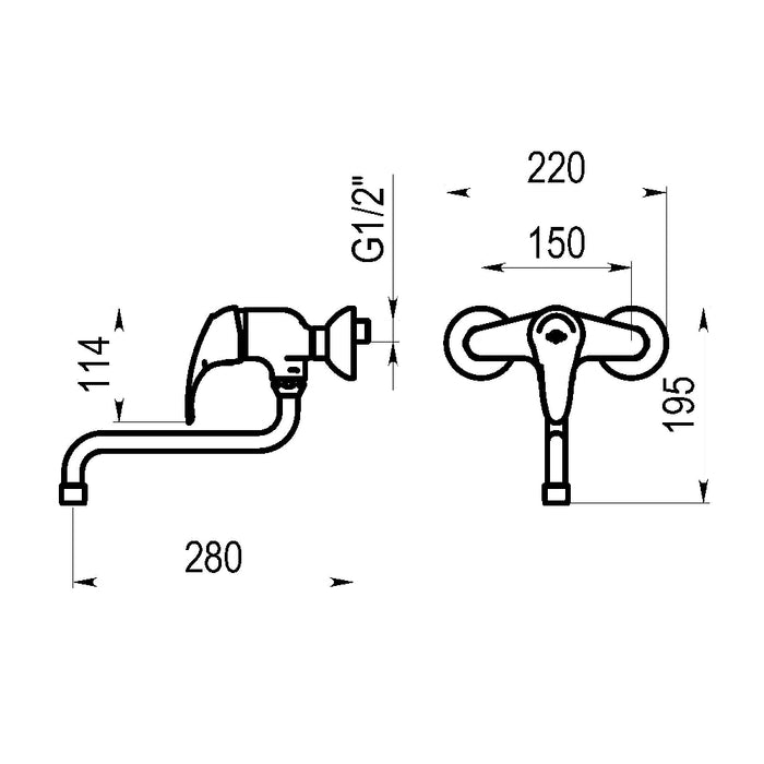 PRESTO 8148300 Alfa cocina Cromo