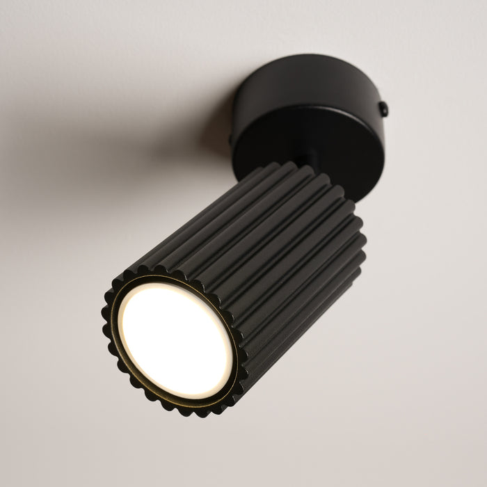 SOLLUX SL.1913 Plafón KARBON 1 negro