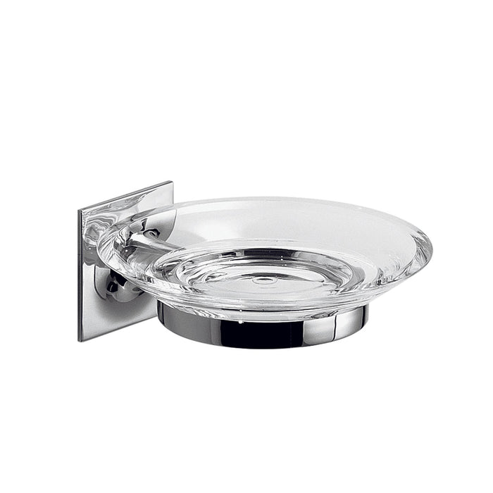 GEDY WZ111300100 WIZARD Chrome Transparent Soap Dish