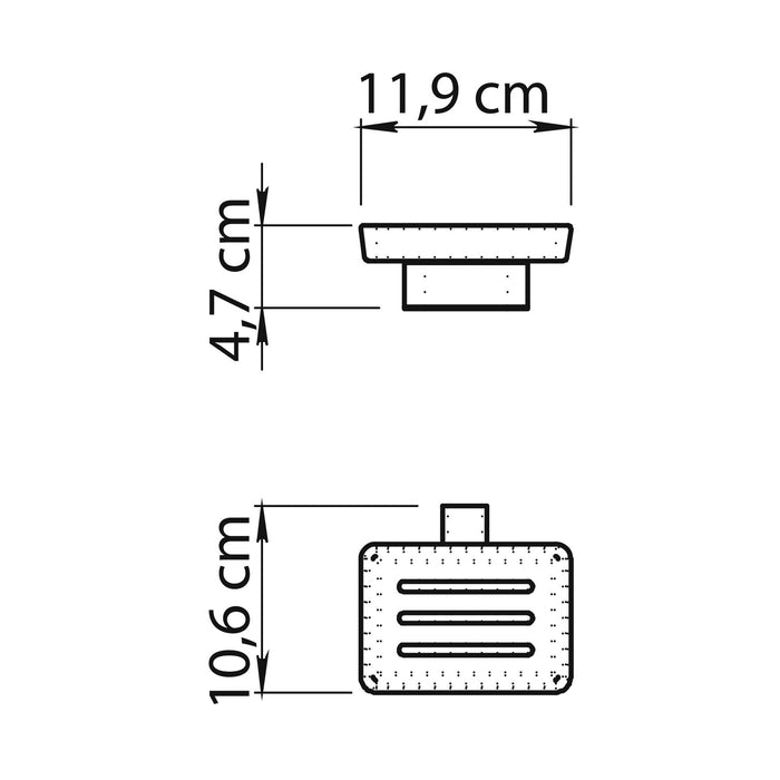 GEDY SG111300000 SPLUGA Jabonera Cromo