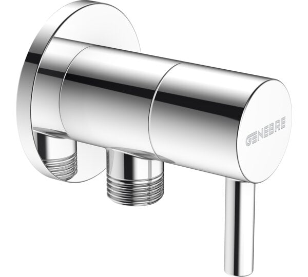 GENEBRE 3110 03 45 Válvula De Escuadra Redonda 1/2"x3/8" Cromado