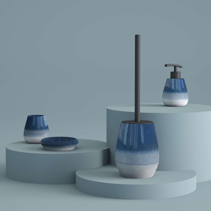 GEDY SJ330500000 SHEJLA Blue Toilet Brush Holder