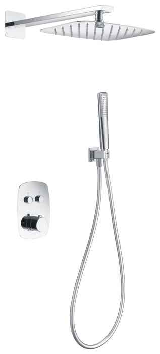 IMEX GPH035 HIDRA Conjunto de Ducha Empotrado Termostático Cromo