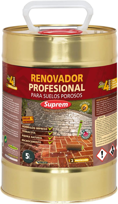 MONESTIR RENOVSUP5 SUPREM Renovador Profesional Para Suelos Porosos 5L