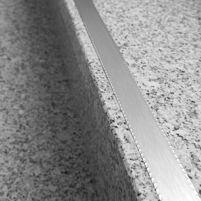 EMAC NOVOPLETINA Perfil Sin Adhesivo Inox Cepillado