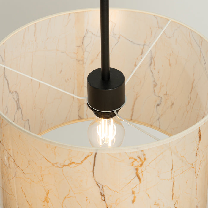 SOLLUX SL.1850 Lámpara colgante NEVIA mármol mármol beige/negro