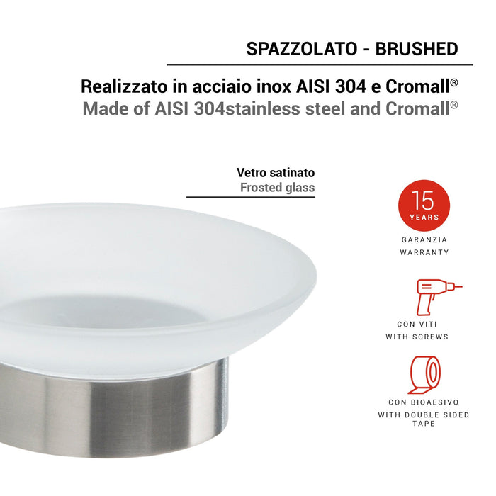 GEDY FJ113800000 FUJI Brushed Soap Dish