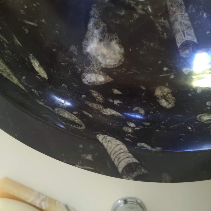 FORZINI FZ-BK/DV-MB-115 TALASA Lavabo de mármol Negro