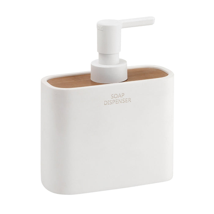 GEDY 13990200001 NINFEA Set 2 Pieces Matte White-Bamboo