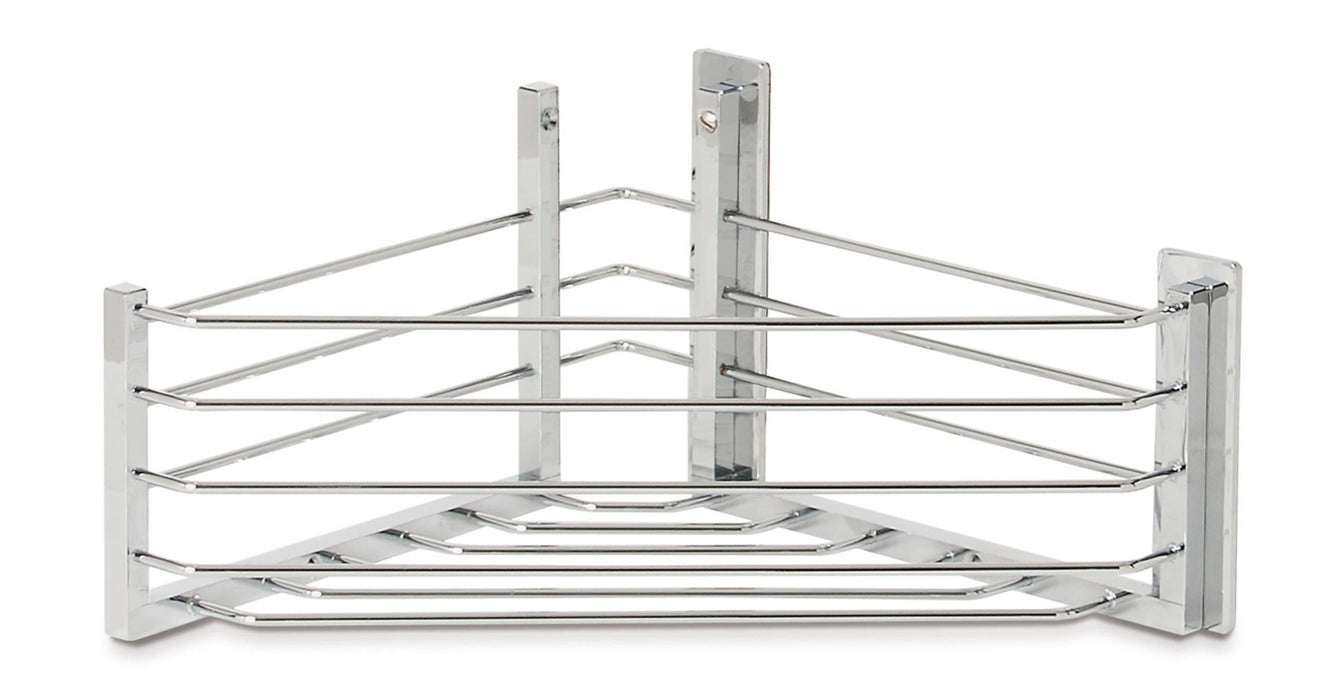 BELTRAN 4011 DELUXE Chrome Corner Adhesive Soap Dish