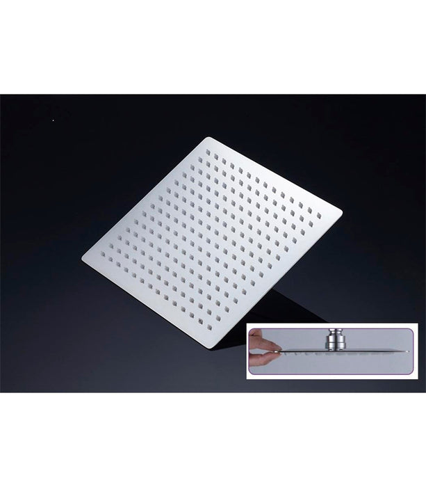 ARCOBAÑ 19DCU30  Duchón Cuadrado Acero Plus 30cm