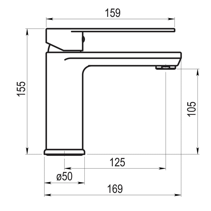 PRESTO 4625040 Nine lavabo Bronce envejecido