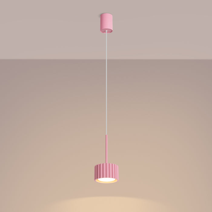 SOLLUX SL.2686 Lámpara colgante AURA 1 rosa Gx53