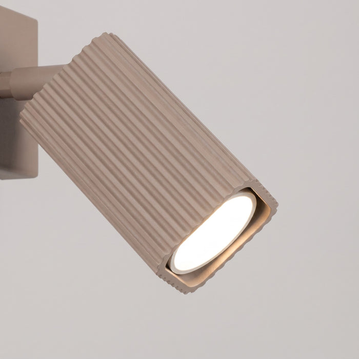SOLLUX SL.3147 Lámpara De Pared Rayo Taupe Con Interruptor