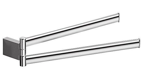 GEDY 55231300000 Kent Toallero dos Barras giratorias 35 cm Cromo