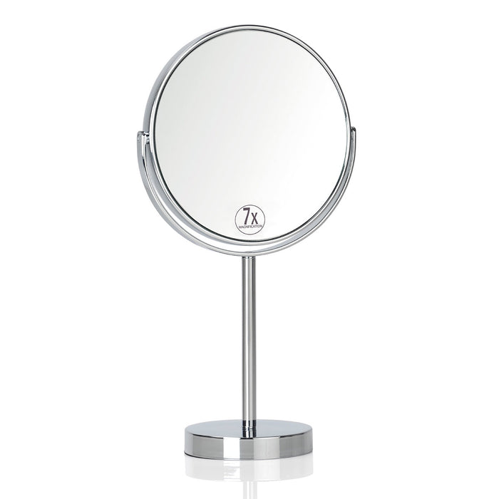 ANDREA HOUSE BA21113 Espejo con 7 aumentos plateado de metal clásico