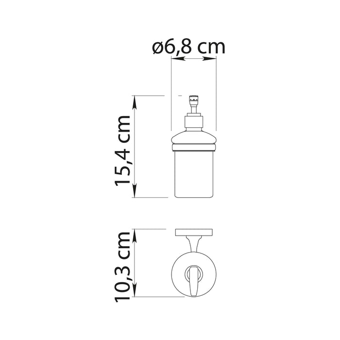 GEDY FP811300100 FELCE PLUS Dosificador Cromo