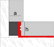 EMAC NOVOJUNTA METALLIC Perfil Perimetral 2,5 m