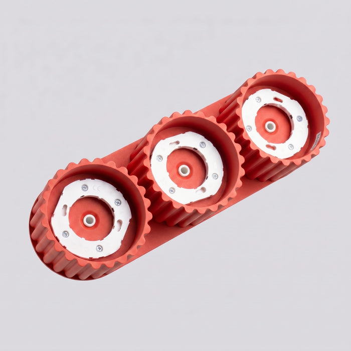 SOLLUX SL.2641 Plafón AURA 3 rojo Gx53