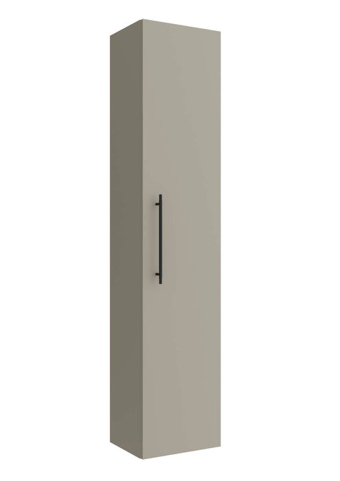 SALGAR SILANE Columna Mueble Gris Satinado Con Tirador Negro