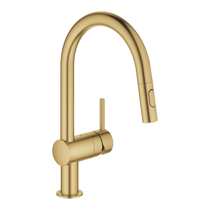 GROHE 32 321 GN2 MINTA Monomando Fregadero Caño C Oro Cepillado