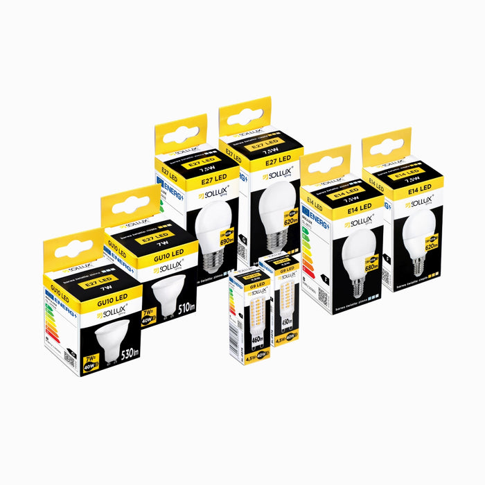 SOLLUX SL.1364 Bombilla LED G9 4000K 4,5W 460lm
