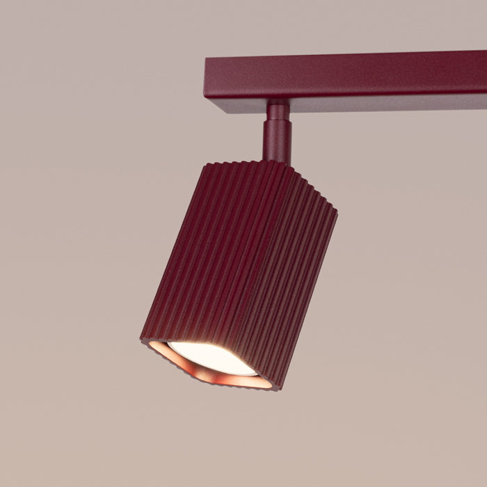 SOLLUX SL.3220 Lámpara De Techo Rayo 2 Burdeos