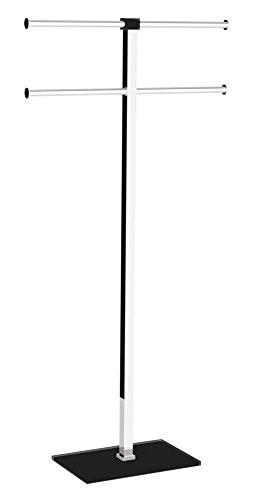 GEDY RA311400000 RAINBOW Toallero de Pie con Base Negra